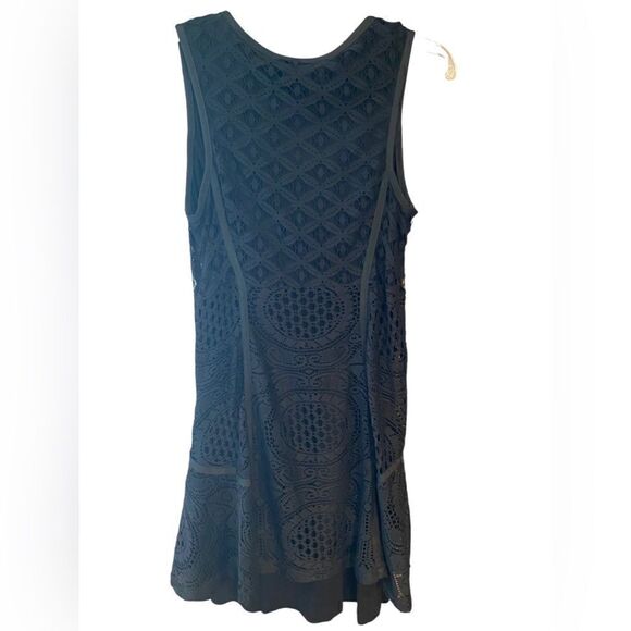 Desiqual Sz M* Black Croatia Lace Fitted Sexy All Over Lace Evening Mini Dress - Picture 2 of 10